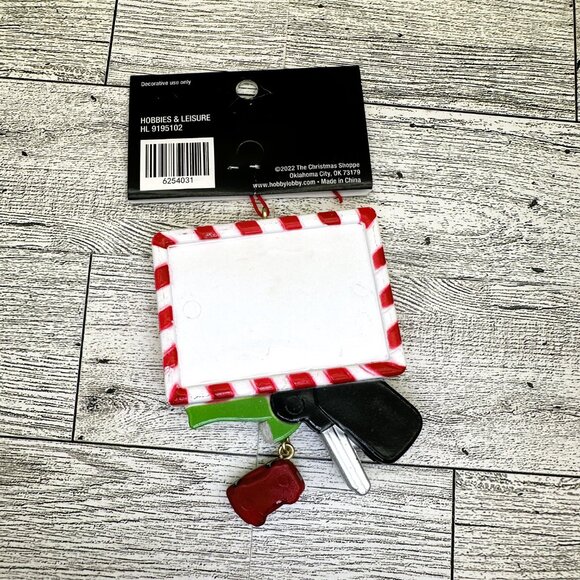 Brand NWT The Christmas Shoppe 2024 New Driver w/Key Set Christmas Ornament - Picture 5 of 5